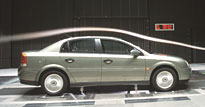 Opel Vectra: Aerodynamick� tunel